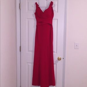 A SMALL BEAUTIFUL RED FANCY DRESS